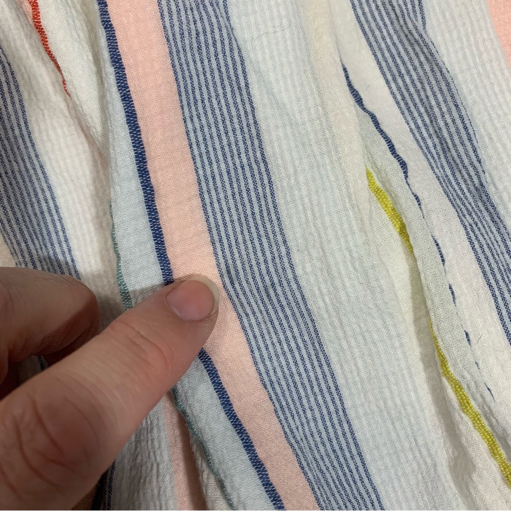 J Crew rainbow seersucker collared dress - Picture 5 of 5